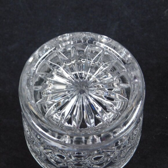 Imperial Glass Cape Cod Clear Rare Horseradish Jar with Lid Discontinued 3.75" - Picture 8 of 9